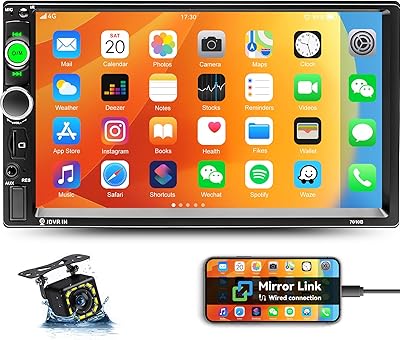 CAMECHO 7010B 7-Inch Bluetooth Car Stereo