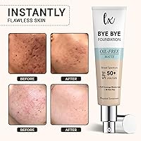 Lx Blend Bye Bye Foundation Oil Free Matte Coverage Moisturizer SPF 50 (Light) 1oz — image 7