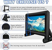 GZKYYLEGS 14 Feet Inflatable Movie Projector Screen — image 4