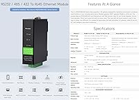 Waveshare RS232/485/422 to RJ45 Ethernet Module — image 2