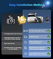 USHJNV A10 4K+2K Dual Dash Cam — image 5