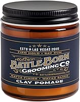 Battle Born Grooming Co Volumizing Hair Clay Pomade, 4 oz — image 1