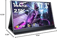 MAGICRAVEN MRPM-17305 17.3″ 2.5K 144Hz Portable Gaming Monitor — image 8