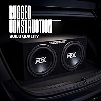 MTX TNE212D Dual 12-Inch Subwoofer Enclosure — image 2