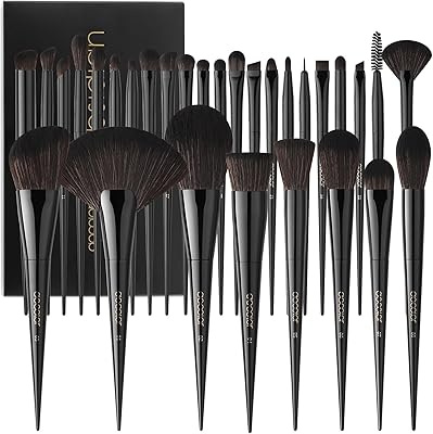 Docolor 30-Piece Obsidian Makeup Brush Set