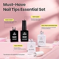 Beetles Tipex Pre-Building Instant Apex Nail Tips Kit – Coffin Medium, 224PCS — image 5