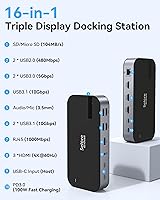 Selore&S-Global 16-in-1 USB-C Docking Station with Triple HDMI — image 2