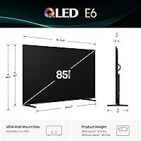 Hisense 85″ E6 Cinema Series QLED 4K UHD Smart Fire TV — image 2