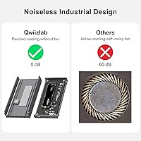 Qwiizlab ES40UR Fanless 40Gbps USB4 Thunderbolt SSD Enclosure 8TB — image 2