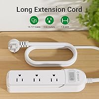 CALIONLTD Outdoor Power Strip Weatherproof with 14.7ft Extension Cord — image 4