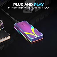 Sabrent Rocket RGB USB-C 20Gbps M.2 SATA/NVMe SSD Enclosure — image 6