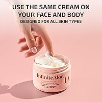 InfiniteAloe Complete Skin Care Aloe Vera Cream 8oz & 0.5oz Travel Jar — image 5