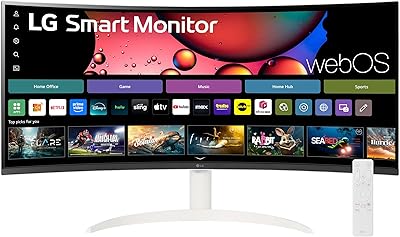 LG 34SR60QC-W 34-inch Curved Smart Monitor