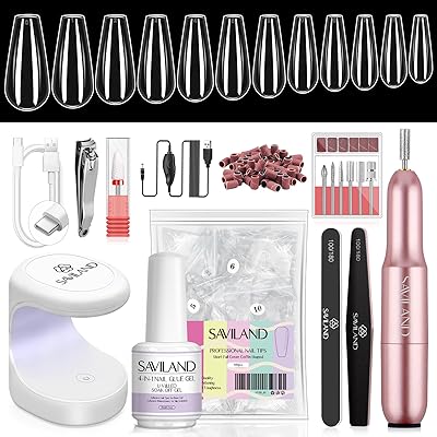 SAVILAND Gel Nail Kit with UV Light