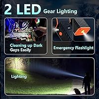 DEGGE CAD08-OR-BR 10000mAh Electric Air Duster — image 5