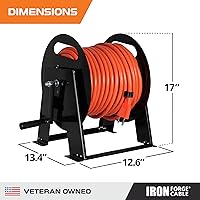 Iron Forge Cable 50ft 50 Amp RV Power Cord Reel — image 2
