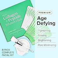 Ebanel Collagen Peptides Wash-Off Face Mask Set, 8 Pack — image 2