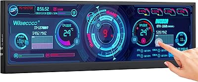 Wisecoco 12.6-inch Mini Touch Screen Monitor