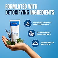 Carpe Sweat Absorbing Foot Lotion & Foot Exfoliating Scrub Regimen — image 7