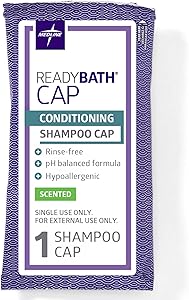 Medline ReadyBath Scented Rinse-Free Shampoo Cap with Conditioner, 30 Count Review