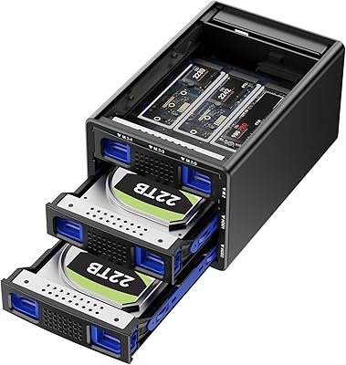 Cenmate 5-Bay Hybrid HDD/NVMe Enclosure