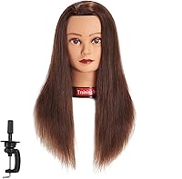 Traininghead 20-22″ Female Human Hair Mannequin Head — image 1