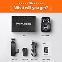 Losfom WD1 Body Camera with Audio 256GB — image 8
