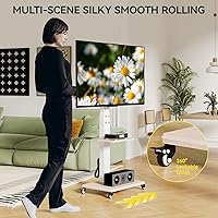 Neothm Rolling TV Stand with Power Outlet for 32-75 Inch TVs — image 4