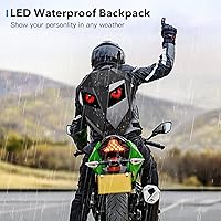 Motorcycle LED Backpack with Programmable Display — image 4