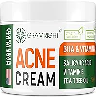 GRAMRIGHT Acne Treatment Face Cream 4 fl.oz — image 1