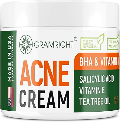 GRAMRIGHT Acne Treatment Face Cream 4 fl.oz