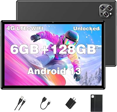 XINHENGTAI M10 Android 13 Tablet, 128GB, 10.1-inch