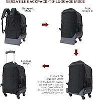 StarCloud Rolling Backpack with Wheels 18x14x8 — image 6