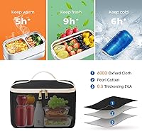 ETRONIK Lunch Backpack for Women, 17.3-Inch Laptop Backpack with USB Port — image 3