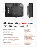 VEVOR 10″ 400W Underseat Car Subwoofer — image 7