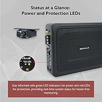 Rockville RW68CA 6x8 Slim Under-Seat Active Car Subwoofer — image 7