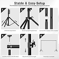 OPKING Backdrop Stand for Parties 10 x 8.5 FT — image 5