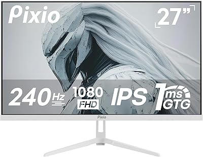 Pixio PX279 Wave White 27-inch 240Hz Gaming Monitor