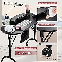 Faquenc Nail Table with Dust Collector — image 8