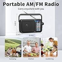 YOWGULF YG-BT2400B AM/FM Bluetooth Portable Radio — image 7