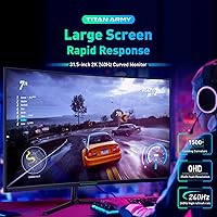 TITAN ARMY C32C1S 32-inch 240Hz Curved Gaming Monitor — image 2