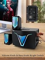 Cinnkeyi S217 2.1 USB-Powered Computer Speakers with Subwoofer — image 4