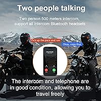 Khptop Y80 Bluetooth Motorcycle Helmet Intercom Headset — image 3