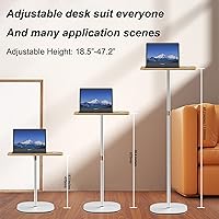 Hocoder Mobile Standing Desk HC-004-01-White — image 2