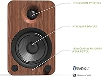 Kanto YU4 Powered Speakers with Bluetooth and Phono Preamp — image 2