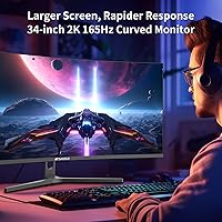 SANSUI 34-Inch Curved Gaming Monitor ES-G34C5 — image 9