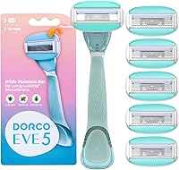 Dorco EVE 5 Razors with 6 Cartridge Refills — image 1