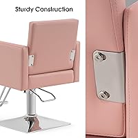 BarberPub Classic Salon Chair - Pink — image 8