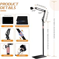 Vivnoon Hair Dryer Stand 66 Inch Adjustable — image 3