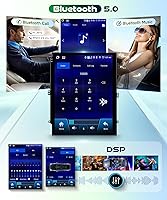 Podofo 4G+64G Vertical Android Car Stereo Radio — image 6